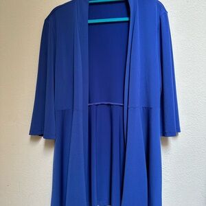 Elegant Blue Women's Cardigan